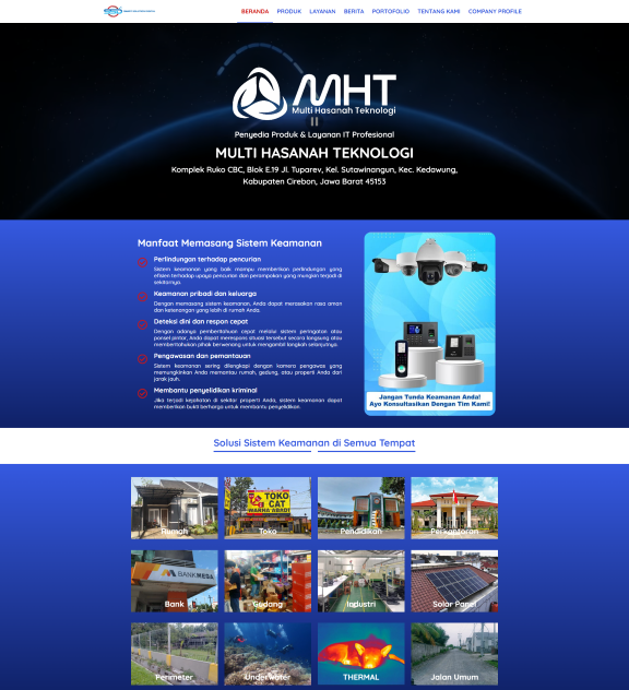 Website Multi Hasanah Teknologi